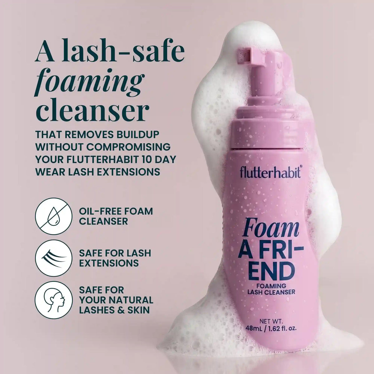 Foam A Friend Foaming Lash Cleanser